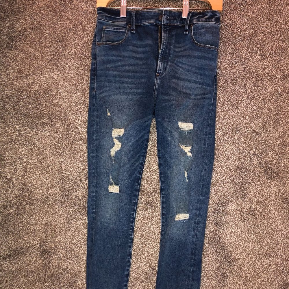 Abercrombie High Rise Super Skinny Jeans Size 2s/26